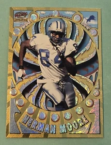 Pacific Revolution 1997 Herman Moore Rainbow Holofoil #47 Detroit Lions - Imagen 1 de 2