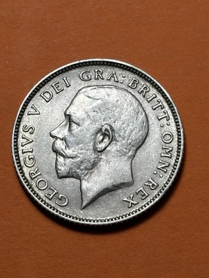 1922 Great Britain 🇬🇧 Silver Six 6 Pence (A2869) - Image 1 of 4