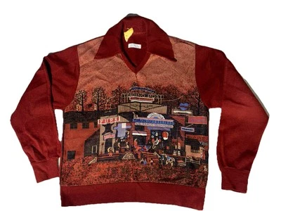 50/60s Brian Mat Neil Sportswear Cardigan Trading Post RARE 100% Virgin Acrylic - Image 1 of 4