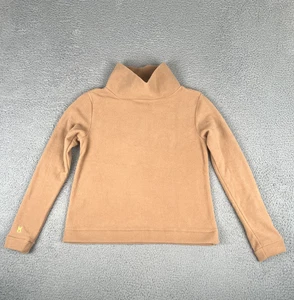 Dudley Stephens Park Slope Turtleneck Vello Fleece Camel Brown Size Small - Picture 1 of 14