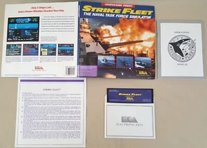 STRIKE FLEET ©1987 Lucasfilm Electronic Arts Game for Commodore 64 64C 128 128D - Picture 1 of 10