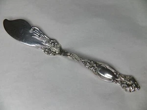 INTERNATIONAL FRONTENAC SOLID STERLING SILVER MASTER BUTTER KNIFE 7 1/4" NO MONO - Picture 1 of 4