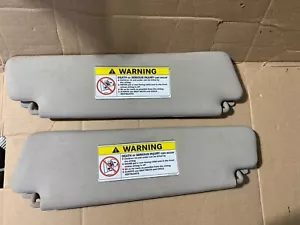 CHRYSLER CROSSFIRE CONVERTIBLE SUN VISORS FRONT LEFT & RIGHT SUN VISOR OEM - Picture 1 of 13