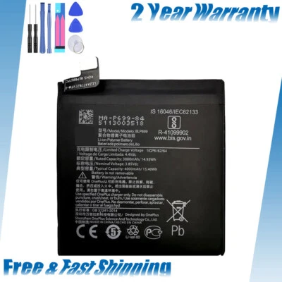 New Premium Geardo Battery for OnePlus 7 Pro One Plus 1+ BLP699 100%+TOOLS - Image 1 of 4