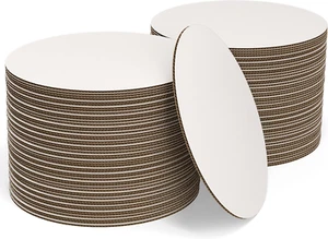 White Cake Boards round | 25 Pack – 6 Inch | Cardboard Cake Rounds Circles | Dis - Picture 1 of 7