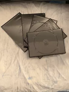 7mm slim dvd cases Lot Of(5) Black - Picture 1 of 4