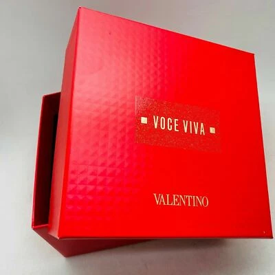 VALENTINO VOCE VIVA SQUARE RED EMPTY GIFT BOX - NEW HOLIDAY SALE