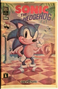 SONIC THE HEDGEHOG Mini Comic Book PROMO 1991 RARE Bagged & Boarded NEW - Picture 1 of 7