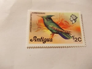 Francobollo: Serie Uccellini: 1/2 C, Antigua - Foto 1 di 1