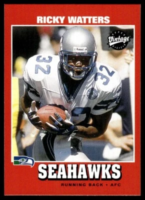 2001 Upper Deck Vintage Ricky Watters Seattle Seahawks #156 - Image 1 of 2