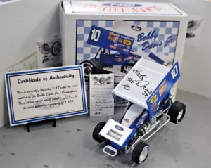 2000 Bobby Davis Jr. #10 Casey Luna Ford 1/18 GMP Diecast Sprint Car Autographed - Picture 1 of 2