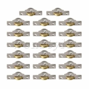 20PCS 20mm Sliding Door Rollers Wardrobe Cabinet Cupboard Furniture Pulley Wheel - Picture 1 of 6