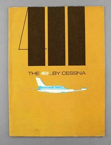 CESSNA 411 VINTAGE MANUFACTURERS SALES BROCHURE CUTAWAYS - Picture 1 of 6