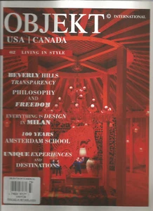 OBJEKT INTERNATIONAL MAGAZINE VOL1 #2 LIVING IN STYLE SUMMER JUNE 2016 - Picture 1 of 1