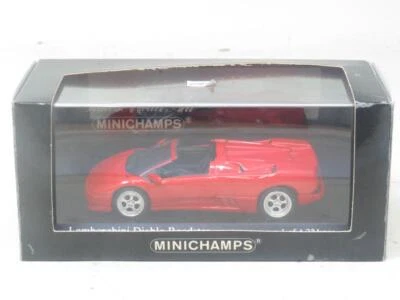 MINICHAMPS 400 103580 Lamborghini diablo Roadster 1994 Rosso 1.43 Scala IN - Immagine 1 di 4