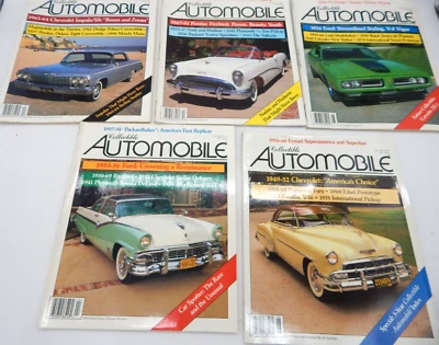 Lot of 5 Collectible Automobile Magazine 1989 - Image 1 of 4
