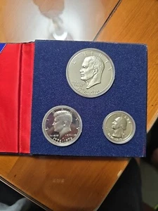 U.S. MINT PROOF BICENTENIAL SILVER SET 1776-1976 San Francisco Mint in OGP  - Picture 1 of 8