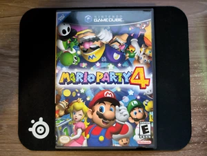 Mario Party 4 (Nintendo GameCube, 2002) Authentic - Complete CiB - Tested - Picture 1 of 9