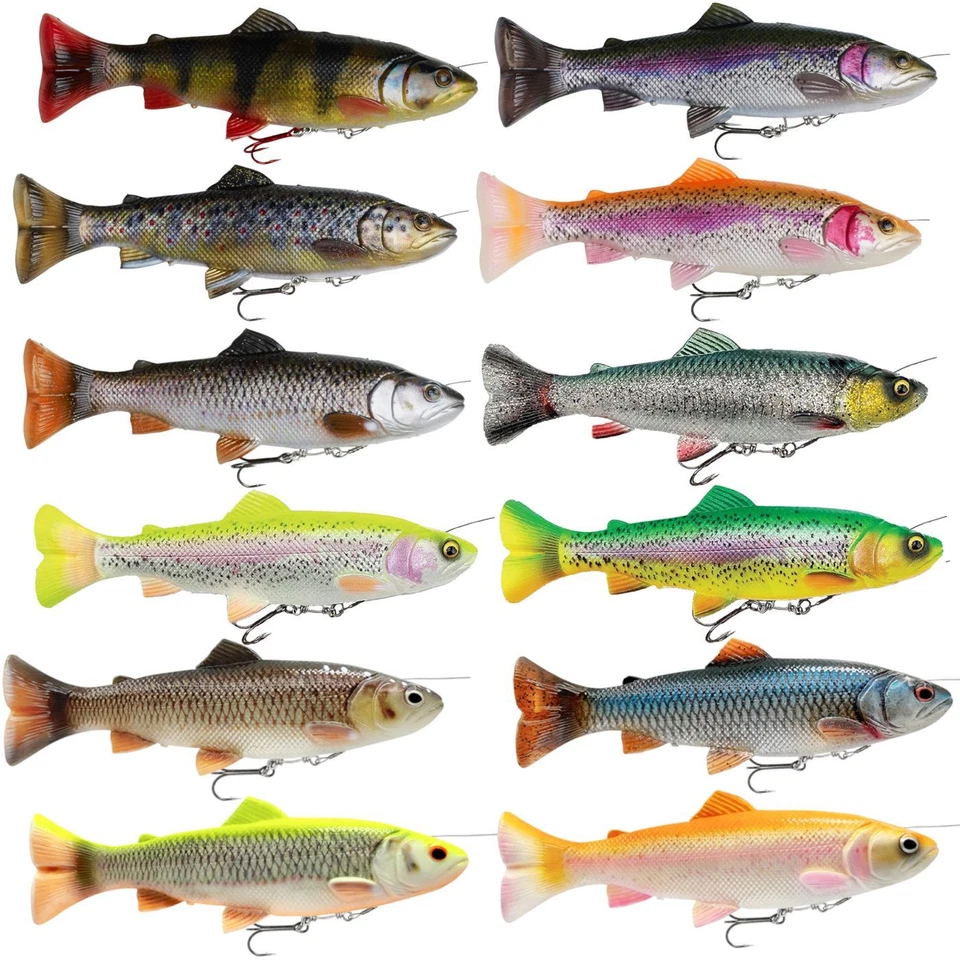 Savage Gear 4D Line Thru Pulsetail - Swimbait Gummifisch, Kunstköder, Hechtköder - Bild 1 von 1