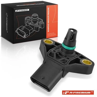 Manifold Pressure (MAP) Sensor with 4-Blade for Audi A6 Quattro A7 Quattro Q7 VW - Image 1 of 4