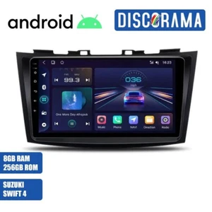 AUTORADIO ANDROID 8/256GB SUZUKI SWIFT 4 2011-2017 STEREO AUTO TOUCH 9" WIFI - Foto 1 di 6