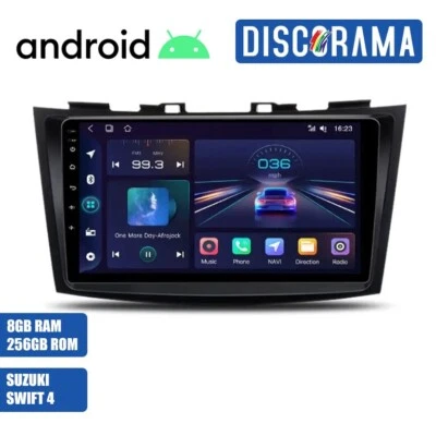 AUTORADIO ANDROID 8/256GB SUZUKI SWIFT 4 2011-2017 STEREO AUTO TOUCH 9" WIFI - Immagine 1 di 4