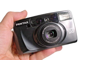 Pentax Espio 120 - 35mm Film format Point & Shoot camera. Serviced works 100%! - Picture 1 of 12