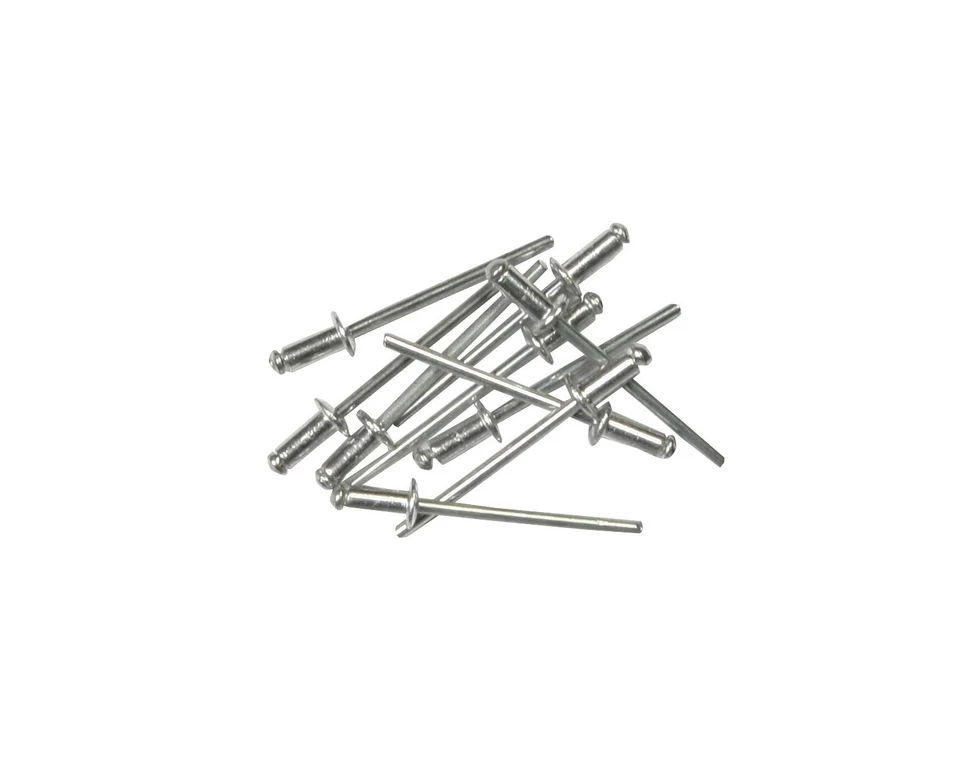 Set 32 Pezzi Rivetti Alluminio 4x6mm Bricolage Ferramenta dfh - Immagine 1 di 1