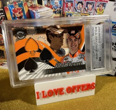 69/99 2009 WHEELS JOEY LOGANO RC MAIN EVENT HAT DANCE TRIPLE JERSEY CGS 10 READ - Image 1 of 4