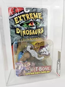Extreme Dinosaurs Dino Vision Big Bite T-bone Action Figure 1997 Mattel AFA 80 - Picture 1 of 9