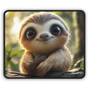 Cute Sloth Mouse Pad - Adorable Desk Accessory for Gamers - Foto 1 di 5