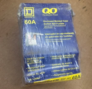 QO Square D Enclosed Molded Case Circuit Disconnect Switch Series G03 QO200TR - Picture 1 of 4