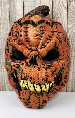 Dark Harvest Scary Pumpkin Halloween Mask California Costume Collection - Image 1 of 4
