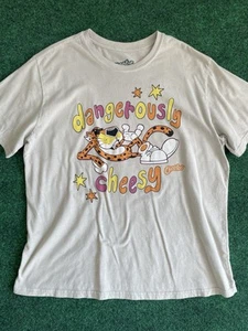 Cheetos Chester Beige Tshirt Size XXL Cheetah Cheetos Logo Dangerously Cheesy - Picture 1 of 5