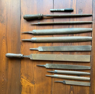 Job Lot Old / Vintage Rasps Wood /Metal Working, Engineering Bastard Files - Image 1 of 4