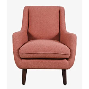 Theo Mid-Century Modern Contemporary Upholstered Accent Chair - Picture 1 of 12