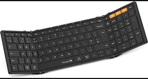 ProtoArc XK01 Foldable Bluetooth Keyboard with number pad, Folding Portable Tra - Afbeelding 1 van 4