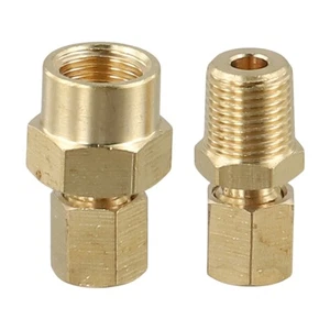 Flexible Installation 72 Inch Oil Pressure Gauge Tube Kit With NPT Fittings - Picture 1 of 12