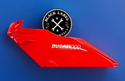 Подлинный Ducati Superbike 999 Стандартный Верхний Половинный Обтекатель Левый Красный 48031821C - Изображение 1 из 4