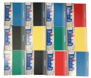 Mead 3 Subject College Ruled Notebooks, 100 Sheets, Assorted Colors (12PK) - Picture 1 of 1