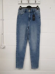 Pieces hellblaue High Waist Skinny Ankle Denim Jeans Damen Größe M neu mit Etikett - Bild 1 von 3