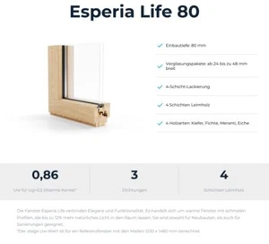 Holzfenster, Holz-Alu Fenster - Flügel verdeckt - Bild 1 von 4