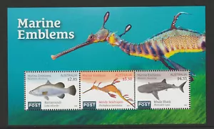 Australia 2024 : Marine Emblems ( International Minisheet - Mint Never Hinged. - Foto 1 di 1