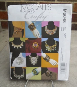 McCall's Jewelry Craft Pattern #M6048 OSZ - Picture 1 of 2