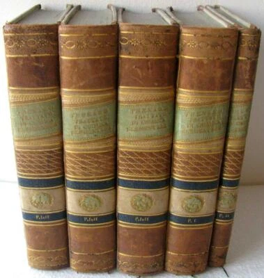 Trattato di chimica elementare teorica e pratica, Thenard, Piatti, 8 volumi,1819 - Immagine 1 di 4