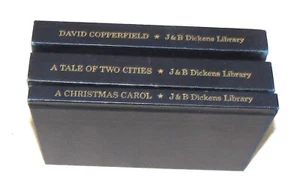 J&B Dickens Library THREE Volumes: Copperfield, Two Cities, Christmas Carol - Imagen 1 de 2