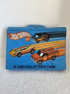 Vintage 1975 Hot Wheels Redlines 12 Car Collectors Case