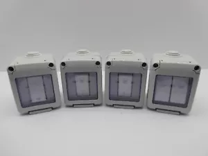 INTERRUPTOR DE PVC PLÁSTICO GEWISS IP55 A PRUEBA DE HUMEDAD 1, 2 BANDAS 1, 2 VÍAS 10 AMP 16 AMPERIOS DP - Imagen 1 de 19