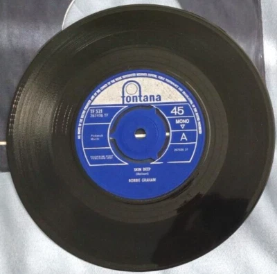 SKIN DEEP, BOBBY GRAHAM (JIMMY PAGE), 1965 FONTANA LABEL, ROCK/BEAT, VG / EX. - Image 1 of 2