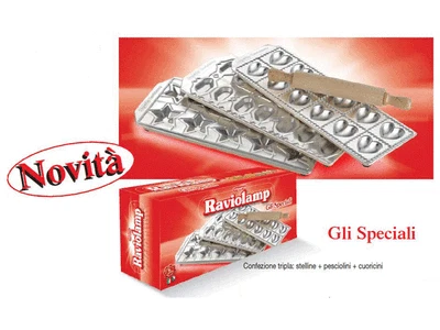 Imperia Stampi ravioli raviolamp tris stampo 3 gli speciali stelline 318 - Rotex - Immagine 1 di 4